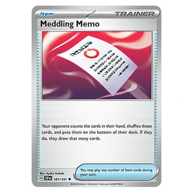 Meddling Memo : SURGING SPARKS - 181/191