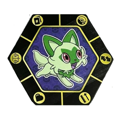 Sprigatito : MCDONALDS 2023 - Purple Flip Coin
