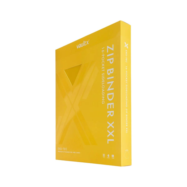 Vault X : 16-Pocket Exo-Tec Zip Binder XXL (1088 Cards) - Sunrise Yellow