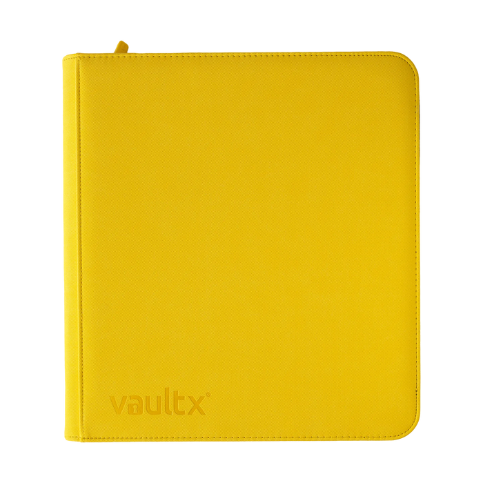 Vault X : 12-Pocket Exo-Tec Zip Binder XL (624 Cards) - Sunrise Yellow