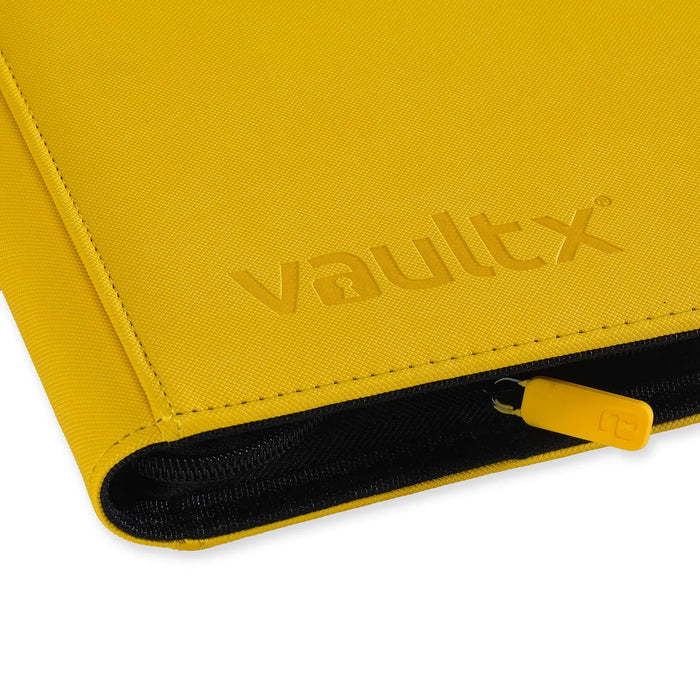 Vault X : 12-Pocket Exo-Tec Zip Binder XL (624 Cards) - Sunrise Yellow