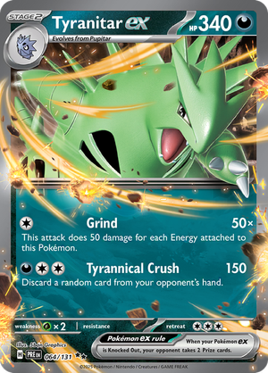 tyranitar ex : PRISMATIC EVOLUTIONS - 064/131