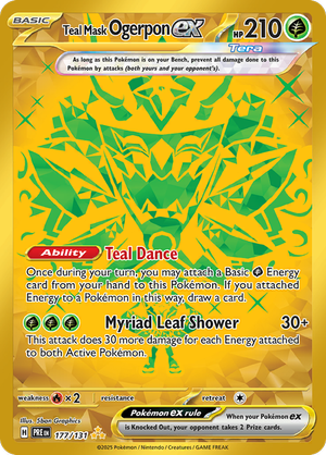 Teal Mask Ogerpon : PRISMATIC EVOLUTIONS - 177/131