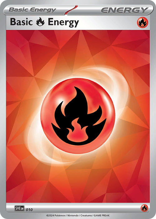 Basic Fire Energy : PRISMATIC EVOLUTIONS (Reverse holo) - SVE010