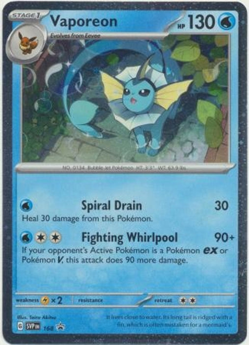 Vaporeon : PROMO (Holo) - SVP168