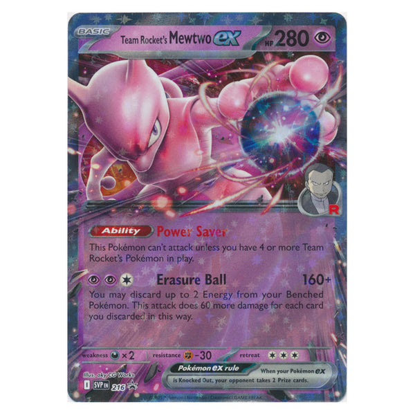 Team Rocket's Mewtwo ex : PROMO - SVP216