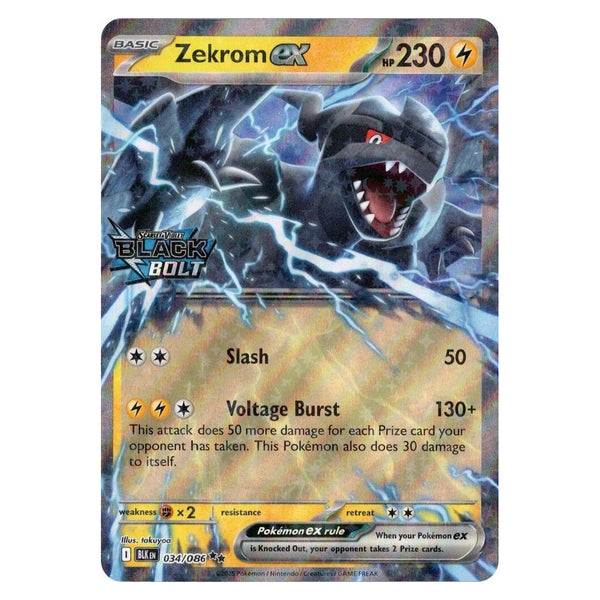 Zekrom ex : ALTERNATE PROMO (Stamped) - 034/086