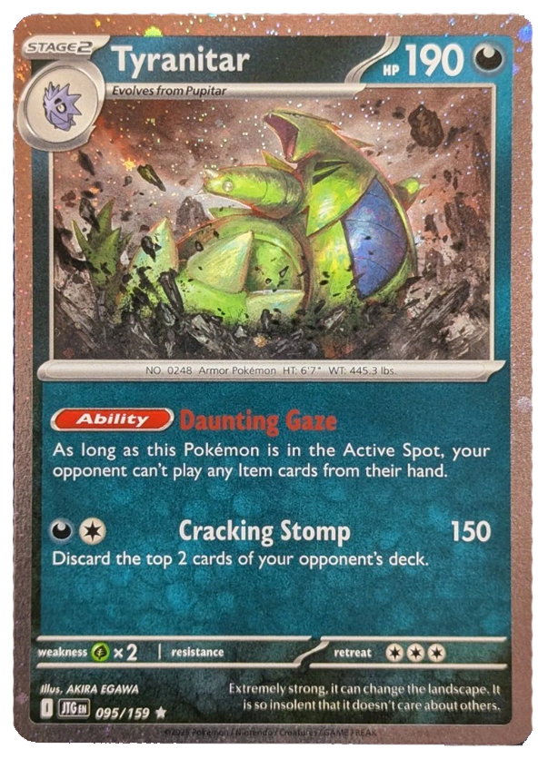 Tyranitar : ALTERNATE PROMO (Holo)- 095/159 - Lockett Labs UK