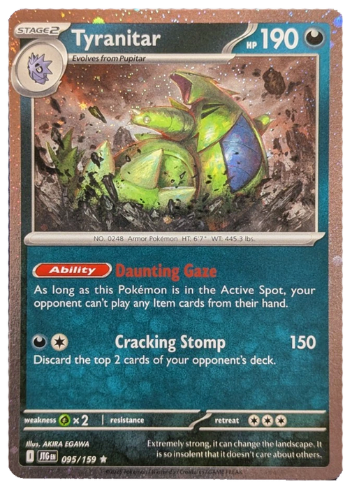 Tyranitar : ALTERNATE PROMO (Holo)- 095/159 - Lockett Labs UK