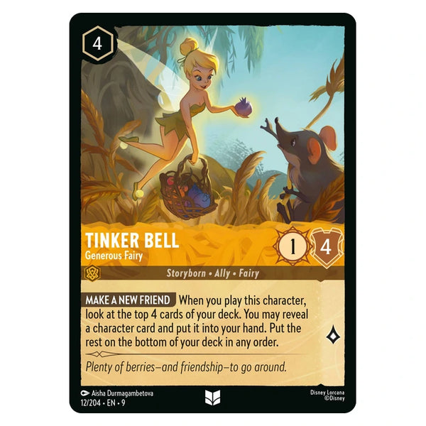 Tinker Bell (Foil) : Generous Fairy - 12/204