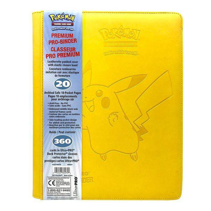 Ultra Pro : Pokemon Pikachu 9-Pocket - Premium Pro Binder