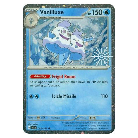 Vanilluxe : PROMO (Snowflake Stamp) (Holo) (Sealed) - 045/182