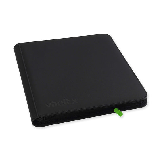 Vault X : 12-Pocket Exo-Tec Zip Binder - Signature Black - Lockett Labs UK