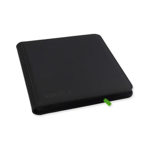 Vault X : 12-Pocket Exo-Tec Zip Binder - Signature Black