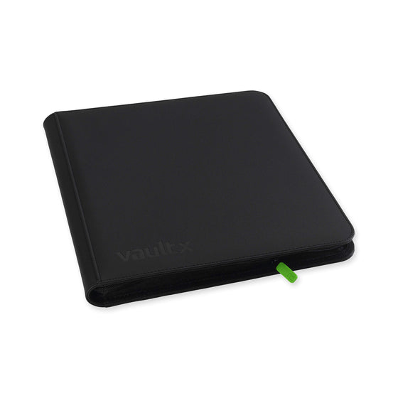 Vault X : 12-Pocket Exo-Tec Zip Binder - Signature Black