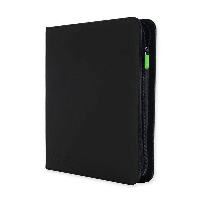 Vault X : 12-Pocket Exo-Tec Zip Binder - Signature Black