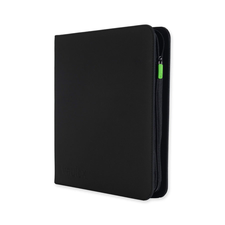 Vault X : 12-Pocket Exo-Tec Zip Binder - Signature Black