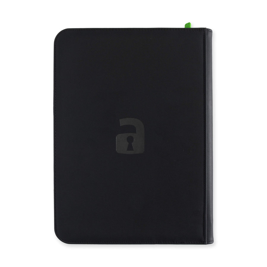 Vault X : 9-Pocket Exo-Tec Zip Binder - Signature Black - Lockett Labs UK