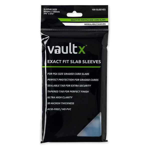 Vault X : Graded Card Slab Sleeves - Exact Fit PSA - (100ct)