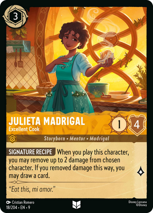 Julieta Madrigal : Excellent Cook - 18/204