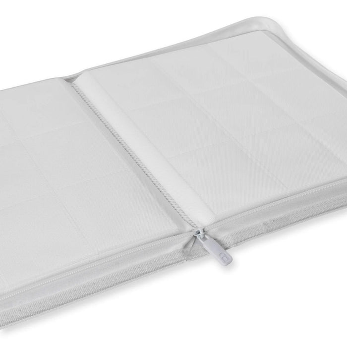 Vault X : 9-Pocket Exo-Tec Zip Binder - White Edition