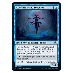 Aberrant Mind Sorcerer : DUNGEONS & DRAGONS: ADVENTURES IN THE FORGOTTEN REALMS - 044/281