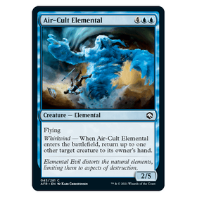 Air-Cult Elemental : DUNGEONS & DRAGONS: ADVENTURES IN THE FORGOTTEN REALMS - 045/281