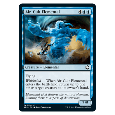 Air-Cult Elemental : DUNGEONS & DRAGONS: ADVENTURES IN THE FORGOTTEN REALMS - 045/281