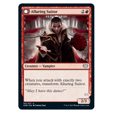 Alluring Suitor // Deadly Dancer : INNISTRAD CRIMSON VOW - 141/277