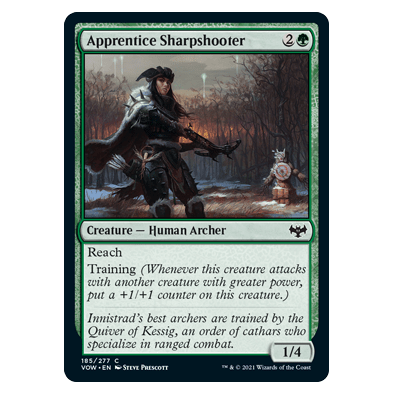 Apprentice Sharpshooter : INNISTRAD CRIMSON VOW - 185/277