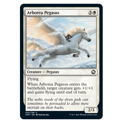 Arborea Pegasus : DUNGEONS & DRAGONS: ADVENTURES IN THE FORGOTTEN REALMS - 002/281