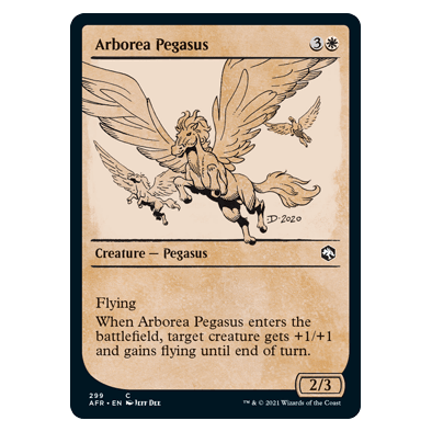 Arborea Pegasus (Showcase) : DUNGEONS & DRAGONS: ADVENTURES IN THE FORGOTTEN REALMS - 299