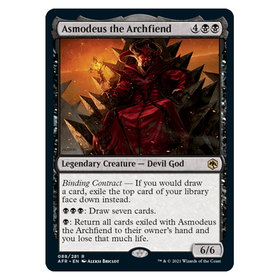Asmodeus the Archfiend : DUNGEONS & DRAGONS: ADVENTURES IN THE FORGOTTEN REALMS - 088/281