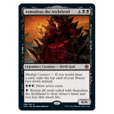 Asmodeus the Archfiend : DUNGEONS & DRAGONS: ADVENTURES IN THE FORGOTTEN REALMS - 088/281