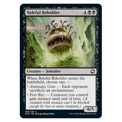 Baleful Beholder : DUNGEONS & DRAGONS: ADVENTURES IN THE FORGOTTEN REALMS - 089/281