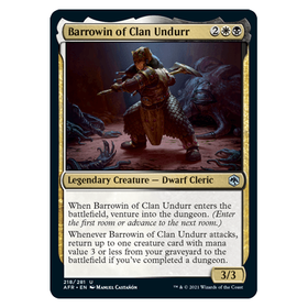 Barrowin of Clan Undurr : DUNGEONS & DRAGONS: ADVENTURES IN THE FORGOTTEN REALMS - 218/281