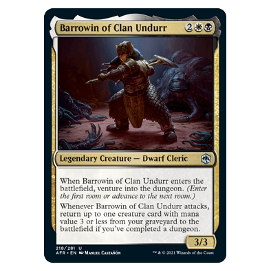 Barrowin of Clan Undurr : DUNGEONS & DRAGONS: ADVENTURES IN THE FORGOTTEN REALMS - 218/281