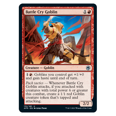 Battle Cry Goblin : DUNGEONS & DRAGONS: ADVENTURES IN THE FORGOTTEN REALMS - 132/281
