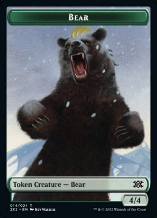 Bear // Eldrazi Scion Double-sided Token : DOUBLE MASTERS 2022 - 014/024 // 001/024