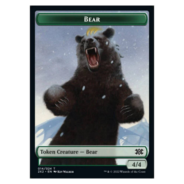 Bear // Eldrazi Scion Double-sided Token : DOUBLE MASTERS 2022 - 014/024 // 001/024