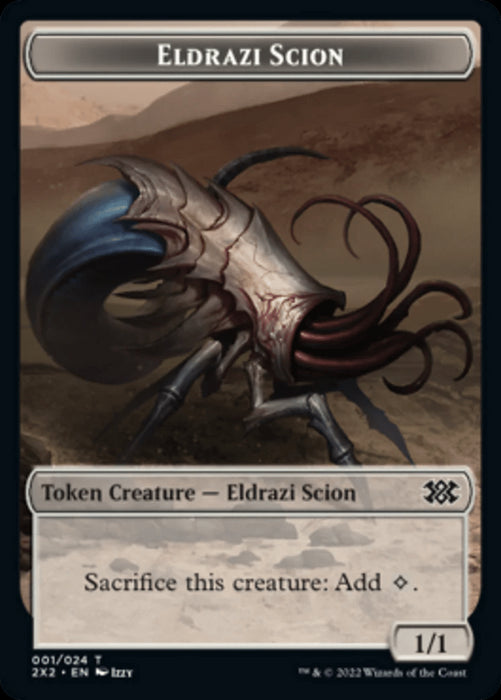 Bear // Eldrazi Scion Double-sided Token : DOUBLE MASTERS 2022 - 014/024 // 001/024