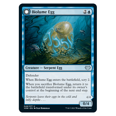 Biolume Egg // Biolume Serpent : INNISTRAD CRIMSON VOW - 049/277