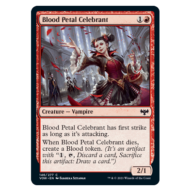 Blood Petal Celebrant : INNISTRAD CRIMSON VOW - 146/277