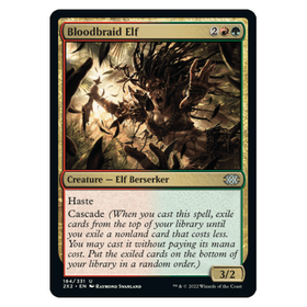 Bloodbraid Elf (FOIL) : DOUBLE MASTERS 2022 - 184/331