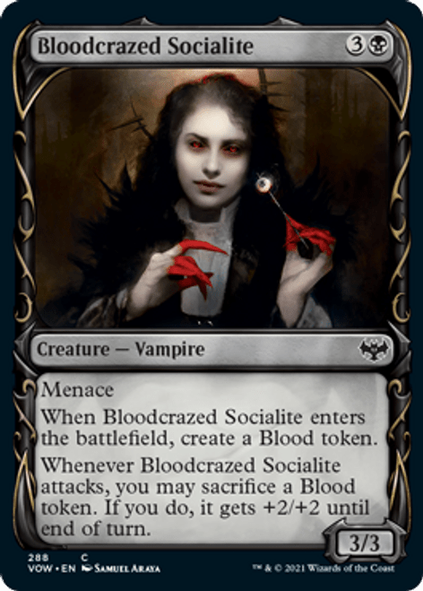 Bloodcrazed Socialite : INNISTRAD CRIMSON VOW - 288 - Lockett Labs UK