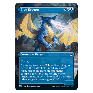 Blue Dragon (BORDERLESS) : DUNGEONS & DRAGONS: ADVENTURES IN THE FORGOTTEN REALMS - 289