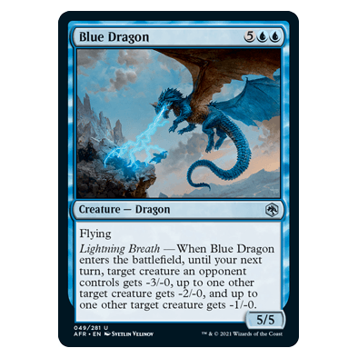 Blue Dragon : DUNGEONS & DRAGONS: ADVENTURES IN THE FORGOTTEN REALMS - 049/281