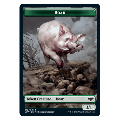Boar Token : INNISTRAD CRIMSON VOW - 012/021