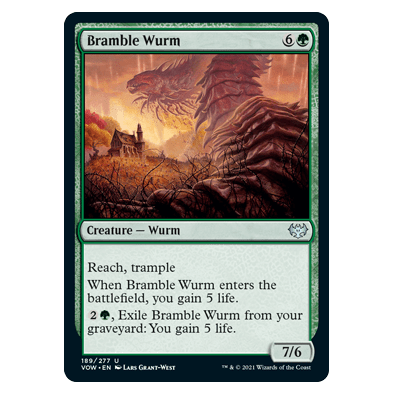 Bramble Wurm : INNISTRAD CRIMSON VOW - 189/277