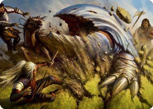 Bulette : DUNGEONS & DRAGONS: ADVENTURES IN THE FORGOTTEN REALMS (Art card) - 016/081 - Lockett Labs UK